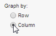 Graph By Row or Column options